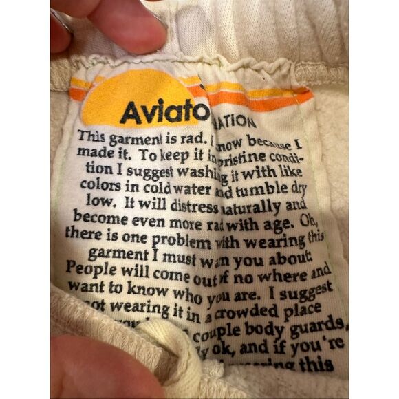 Aviator Nation striped sweatpants, size small - Picture 3 of 7